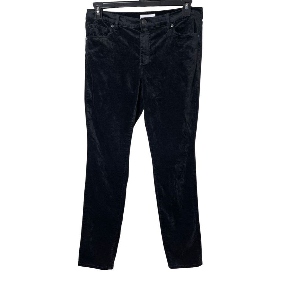 LOFT Modern Skinny Velvet Jeans Women's Black